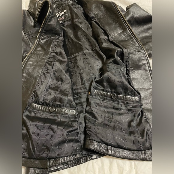 Maxima Dark Leather Women's Jacket - Picture 8 of 8